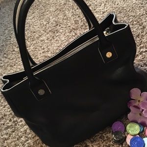 Talbots leather handcarry bag